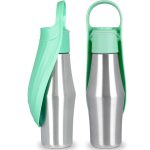 Portable Pet Dog Water Bottle - Soft Silicone Leaf Design For Dog Pets - Outdoor Travel Drinking Bowls Water Dispenser - Image 6