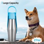 Portable Pet Dog Water Bottle - Soft Silicone Leaf Design For Dog Pets - Outdoor Travel Drinking Bowls Water Dispenser